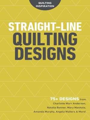 cover image of Straight-Line Quilting Designs
